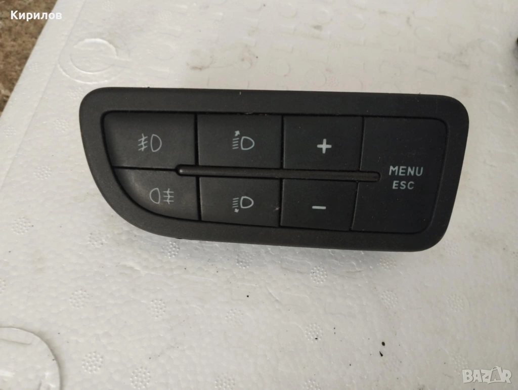 Конзола с копчета  за фарове за мъгла  за Фиат Гранде Пунто, снимка 1