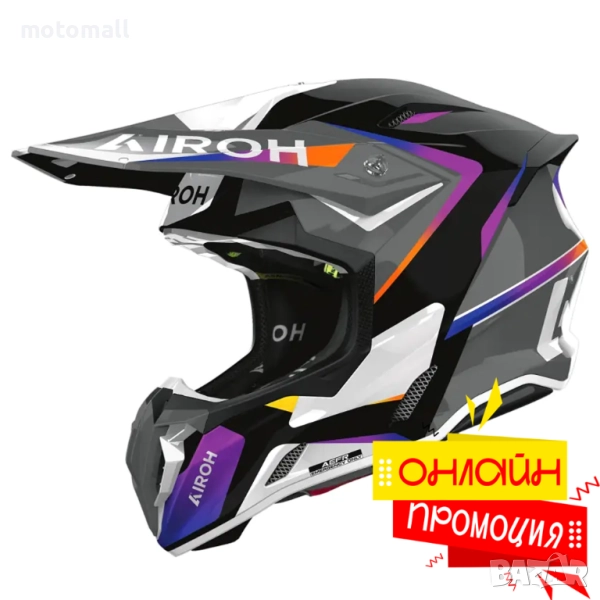 НОВО! AIROH TWIST 3 Hustle Gloss, снимка 1