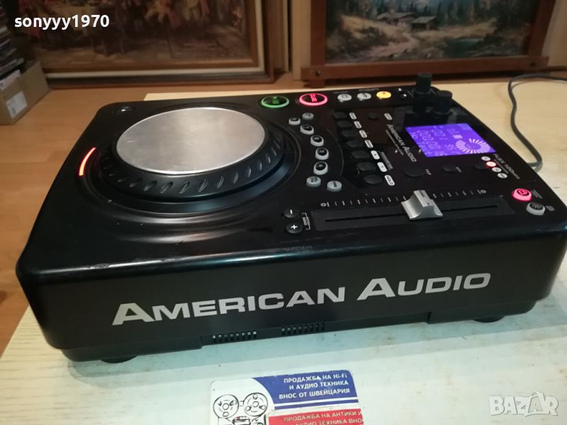  AMERICAN AUDIO FLEX 100MP3 PROFESSIONAL CD PLAYER-ВНОС FRANCE LNWC0405241910, снимка 1