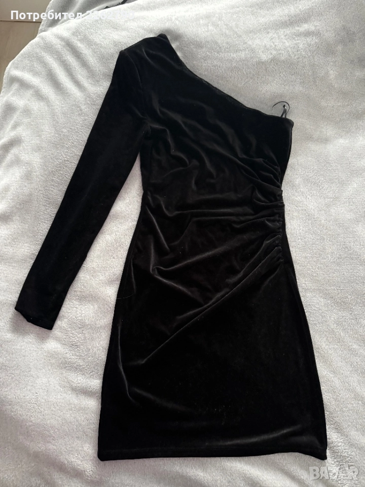 Рокля Mango плат кадифе S, снимка 1