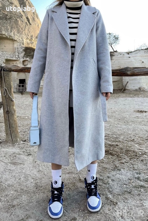 Сиво палто, снимка 1