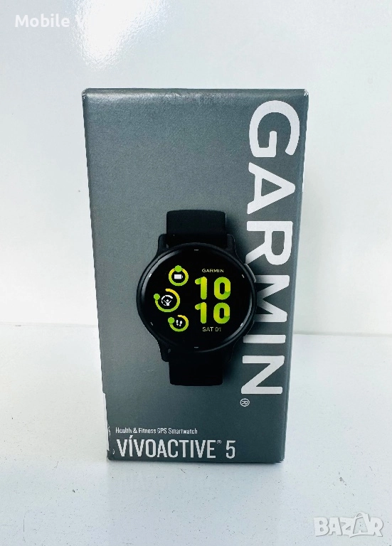 НОВ! Garmin Vivoactive 5 Black ГАРАНЦИЯ!, снимка 1