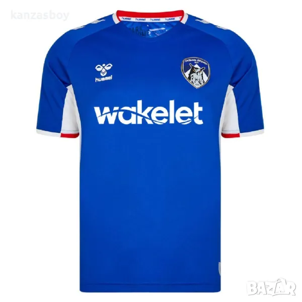 Oldham Athletic x hummel 2019-20 Home Kit - мъжка футболна тениска КАТО НОВА Л, снимка 1