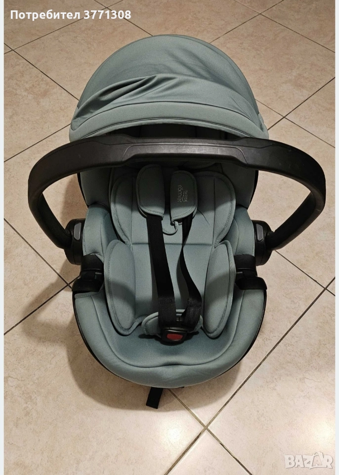 Бебешко столче Britax safe 5Z с Ergo Recline + Адаптери за количка, снимка 1