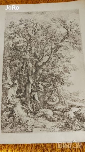 Салватор Роза 1615-1673 Офорт суха игла, снимка 1