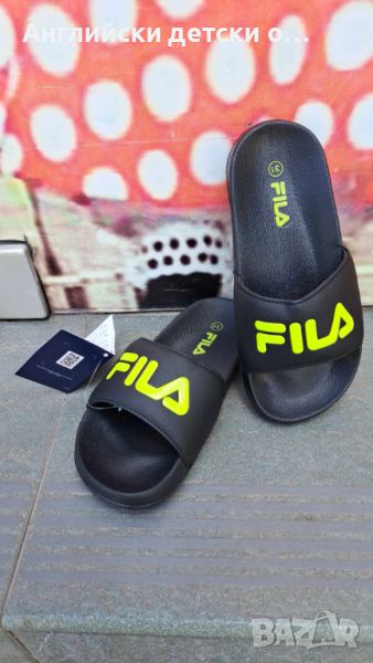 Английски детски чехли-FILA , снимка 1