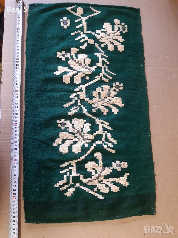 Автентична тъкана рядка вълнена престилка , носия, снимка 1