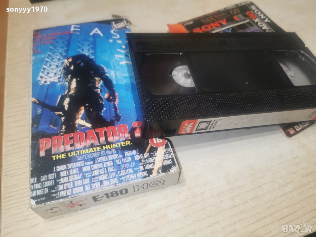 PREDATOR 2 VHS 2912251830, снимка 1