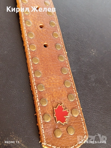 Марков кожен колан DSQUARED перфектно състояние 26593, снимка 4 - Колани - 51845630