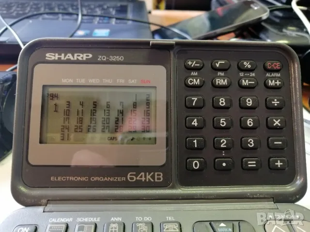 Електронен органайзер SHARP ZQ-3250, снимка 3 - Друга електроника - 48660046