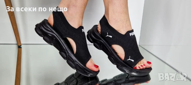 Puma Дамски Черни Спортни Ежедневни Сандали Пума От 36 До 41 Номер Код P842, снимка 6 - Сандали - 50834841
