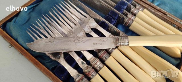 Комплект прибори за хранене JB&EP, снимка 2 - Антикварни и старинни предмети - 52548294