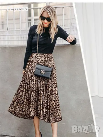 🆕 Пола плисе животински принт/ XL-XXL 