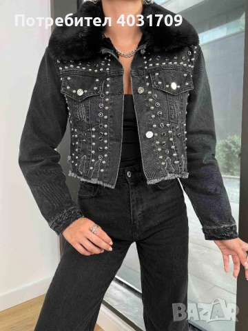 Дънково яке с пух 