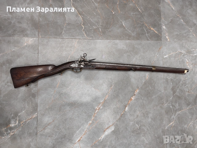 Автентична кремъчна пушка 19 век, снимка 2 - Антикварни и старинни предмети - 54089255