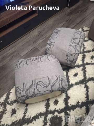 Сравнително запазена холова гарнитура за някой който се нуждае., снимка 4 - Дивани и мека мебел - 54089665