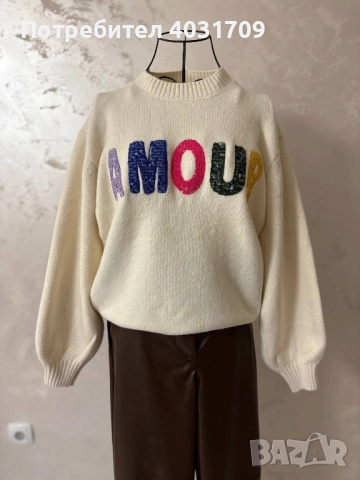 Пуловер , снимка 5 - Блузи с дълъг ръкав и пуловери - 52829396
