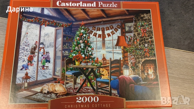 Коледни пъзели 1000 и 2000 части, снимка 2 - Пъзели - 52658493