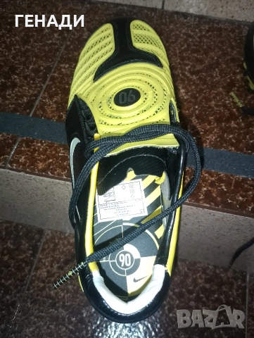 Бутонки Nike T90 Laser II yellow air zoom 40,5 размер., снимка 8 - Спортни обувки - 54284502