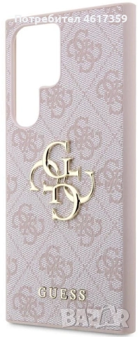 Samsung Galaxy S24 Ultra  калъф Guess PU 4G Metal Logo, снимка 3 - Калъфи, кейсове - 53474999