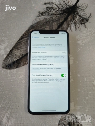 iphone X Gold/64гб/100%Батерия , снимка 2 - Apple iPhone - 53626810