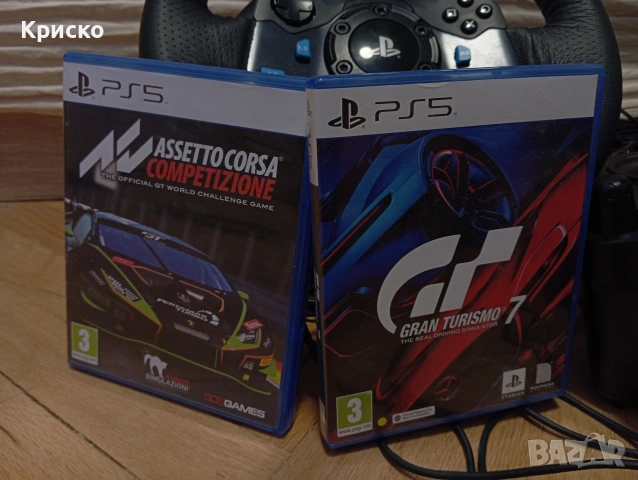 Волан с педали и скоростен лост на Logitech g29 , снимка 3 - Аксесоари - 53500611