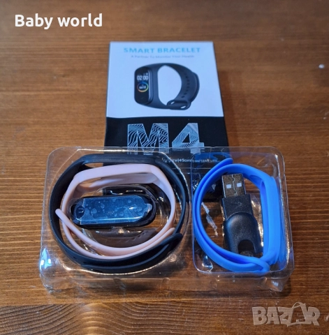 M4 Smart Watch с 5 каишки, снимка 2 - Смарт часовници - 52366847