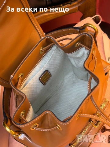 Miu Miu Дамска Раница Естествена Кожа Миу Миу - Налични Различни Цветове Код SK865, снимка 9 - Раници - 53226620