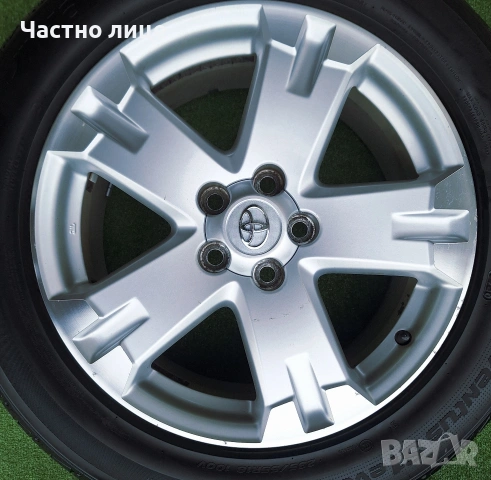 Продавам 4бр оригинални 18-ки джанти с летни гуми за Тойота Рав 4, снимка 3 - Гуми и джанти - 54205213