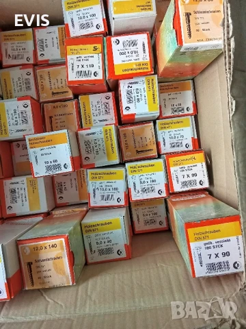 Патентни винтове с различна дължина и дебелина