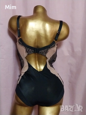 80 G Черно еластично боди , снимка 3 - Бельо - 52745524