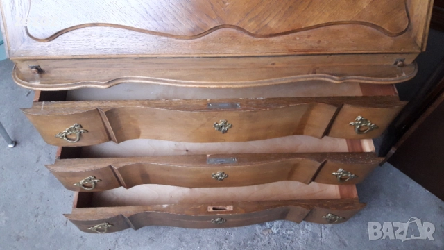 Ретро бюро писалище №81, снимка 7 - Бюра - 52575309