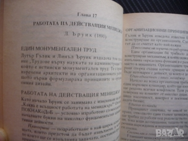 Големите идеи в мениджмънта маркетинг заплащане изобилие бедност мениджър организация успех енергия , снимка 2 - Специализирана литература - 52449181