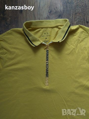 armani exchange Slim Fit Polo T-shirt - страхотна мъжка тениска М, снимка 2 - Тениски - 46263289