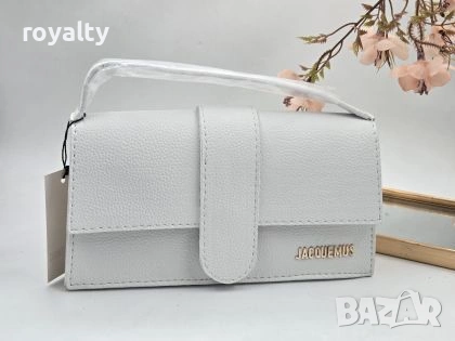 Jacquemus Нова Кожена Бяла Дамска Чанта 