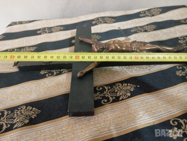 Стар кръст,разпятие, снимка 4 - Антикварни и старинни предмети - 52399859