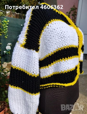 ръчно изплетена жилетка , снимка 8 - Жилетки - 52117126