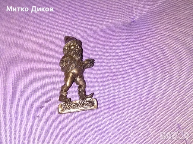 Матнит нов Вроцлав метален Полша, снимка 2 - Колекции - 52903056