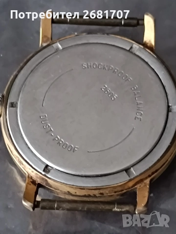 позлатен  часовник Восток , снимка 4 - Мъжки - 54239948