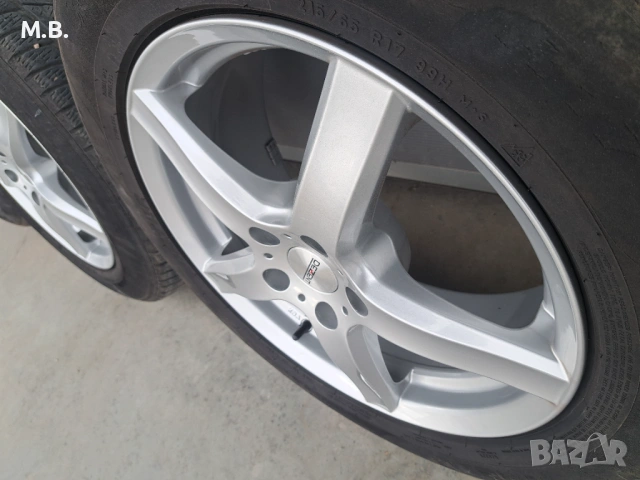 Лети джанти 17 цола 5х112мм, снимка 6 - Гуми и джанти - 54142683