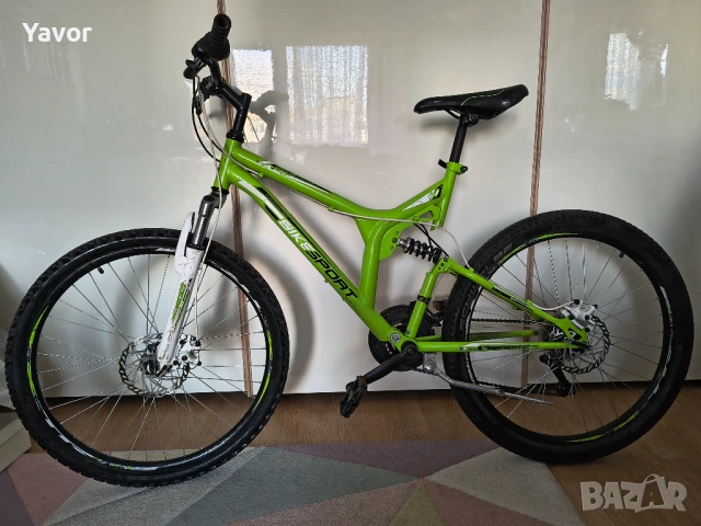 Велосипед 26" преден и заден амортисьор 
