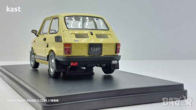 KAST-Models Умален модел на Fiat 126p White Box 1/24, снимка 3 - Колекции - 45961206