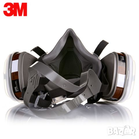 3М предпазна маска с филтри, снимка 4 - Други машини и части - 46404808