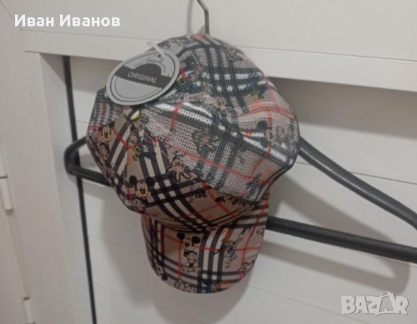 Оригинална шапка Burberry модел Mickey Mouse - чисто нова, снимка 3 - Шапки - 46703313