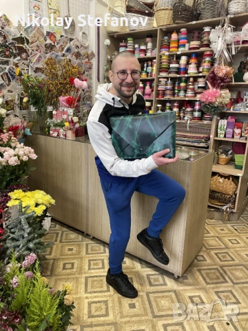 Дизайнерска оригами чанта , снимка 2 - Чанти - 53738756