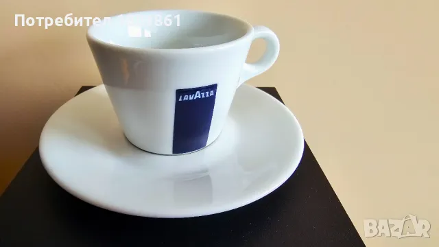 Чаши за кафе/капучино LAVAZZA, пепелник LAVAZZA, снимка 1 - Сервизи - 49087381