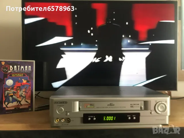 Видеокасета  '' BATMAN '' 1995 VHS, снимка 6 - Анимации - 50228319