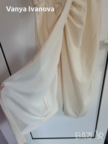 Sheilay  рокля цвят крем, снимка 9 - Рокли - 50839107