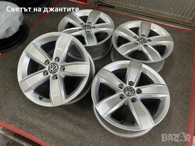 Джанти 16 5х112 VW Golf 5 6 7 Touran Caddy T Roc Audi A3 Skoda Octavia Original , снимка 3 - Гуми и джанти - 50916888