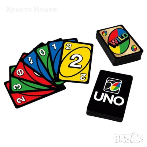 Карти за игра UNO Mattel Оригинални Уно, снимка 4 - Карти за игра - 49374958